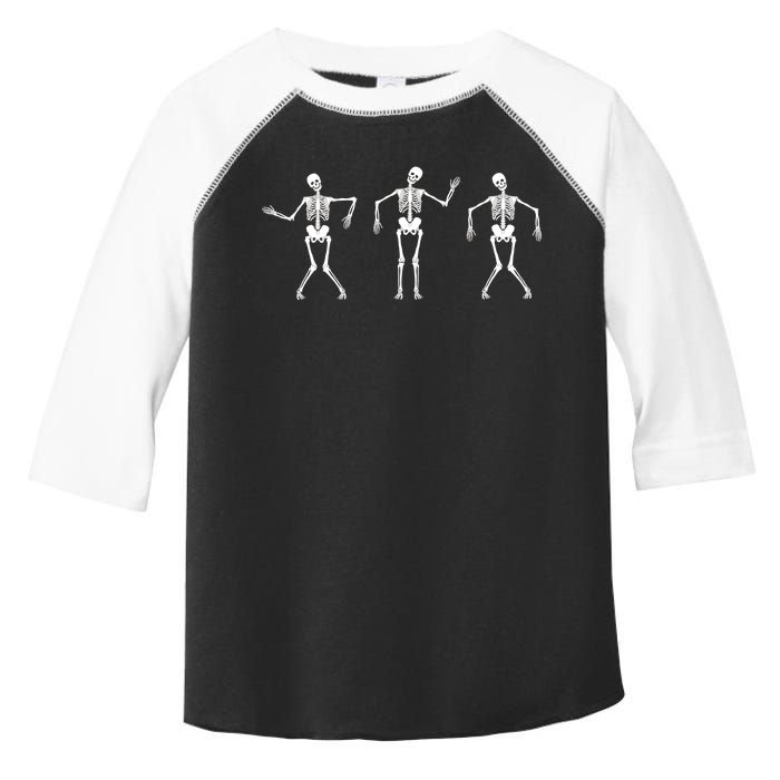 Dancing Skeletons Cute Halloween Toddler Fine Jersey T-Shirt