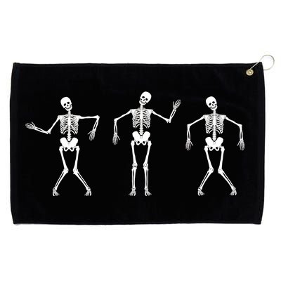 Dancing Skeletons Cute Halloween Grommeted Golf Towel