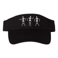 Dancing Skeletons Cute Halloween Valucap Bio-Washed Visor