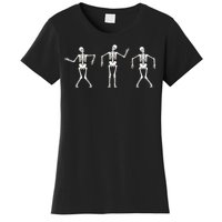 Dancing Skeletons Cute Halloween Women's T-Shirt