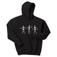 Dancing Skeletons Cute Halloween Kids Hoodie