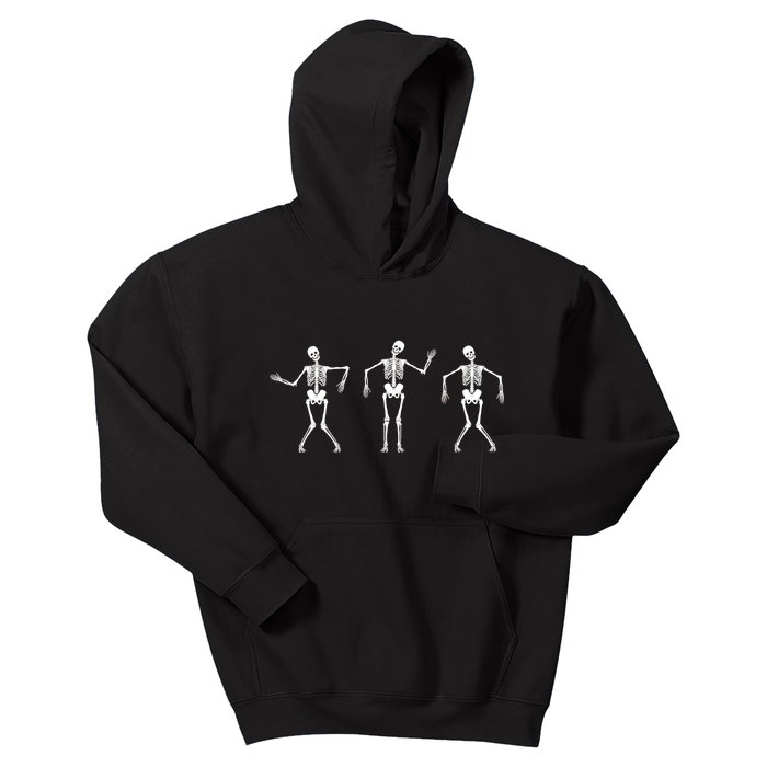 Dancing Skeletons Cute Halloween Kids Hoodie