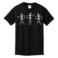 Dancing Skeletons Cute Halloween Kids T-Shirt