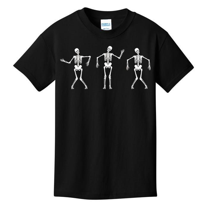 Dancing Skeletons Cute Halloween Kids T-Shirt