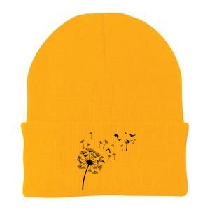 Dandelion Birds Knit Cap Winter Beanie