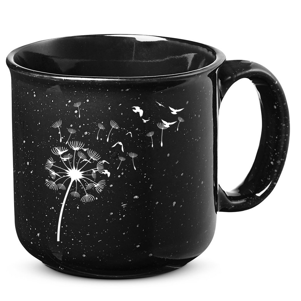 Dandelion Birds 15oz Campfire Ceramic Mug
