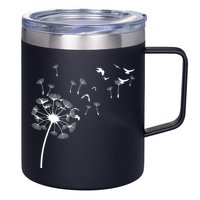 Dandelion Birds 12oz Stainless Steel Coffee Mug