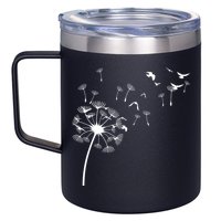 Dandelion Birds 12oz Stainless Steel Coffee Mug