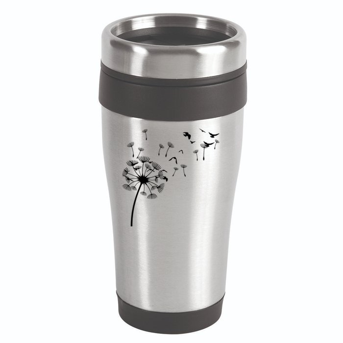 Dandelion Birds 16oz Travel Tumbler