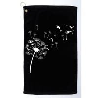 Dandelion Birds Golf Towel