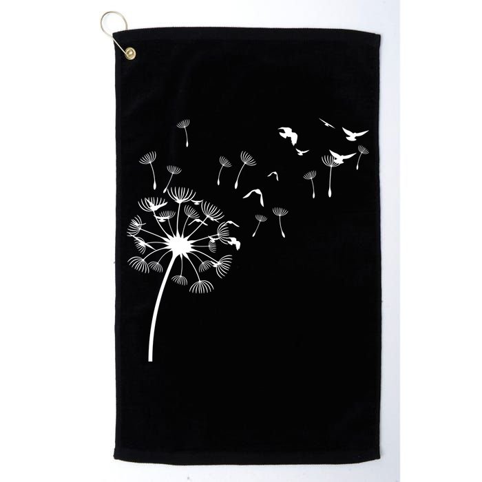 Dandelion Birds Golf Towel
