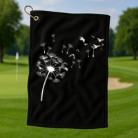 Dandelion Birds Golf Towel
