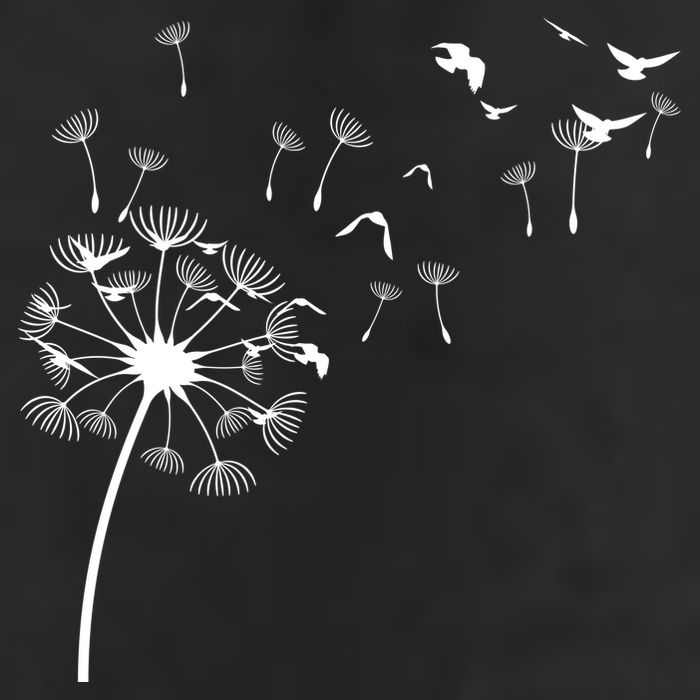 Dandelion Birds Golf Towel