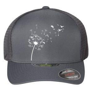 Dandelion Birds Flexfit Unipanel Trucker Cap