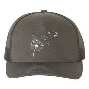 Dandelion Birds Yupoong Adult 5-Panel Trucker Hat