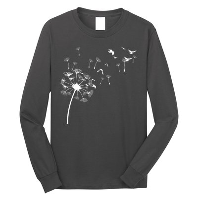 Dandelion Birds Long Sleeve Shirt