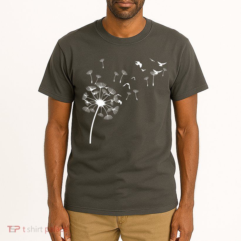 Dandelion Birds Tall T-Shirt