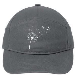 Dandelion Birds 7-Panel Snapback Hat