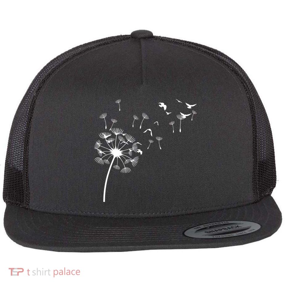 Dandelion Birds Flatbill Hat