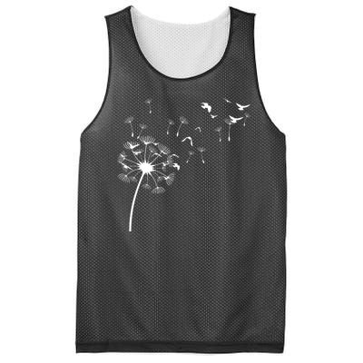 Dandelion Birds Mesh Reversible Basketball Jersey Tank