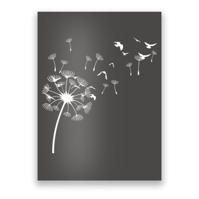 Dandelion Birds Poster