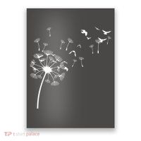 Dandelion Birds Poster