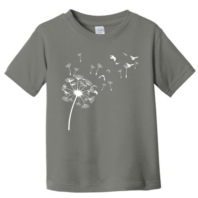 Dandelion Birds Toddler T-Shirt
