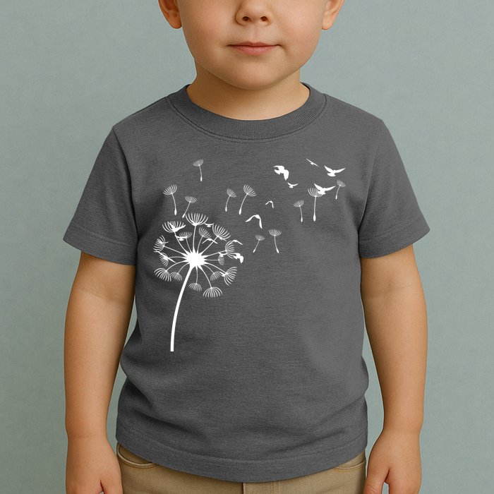 Dandelion Birds Toddler T-Shirt