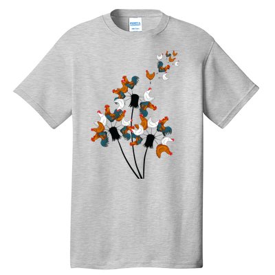 Dandelion Chicken Tall T-Shirt