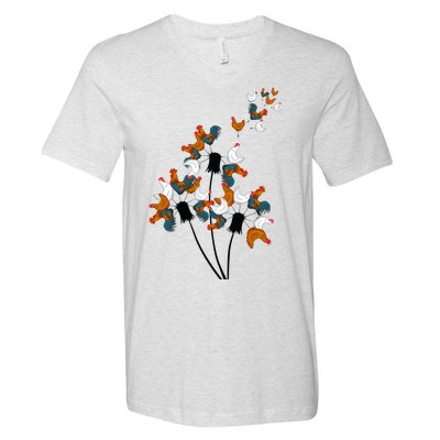 Dandelion Chicken V-Neck T-Shirt