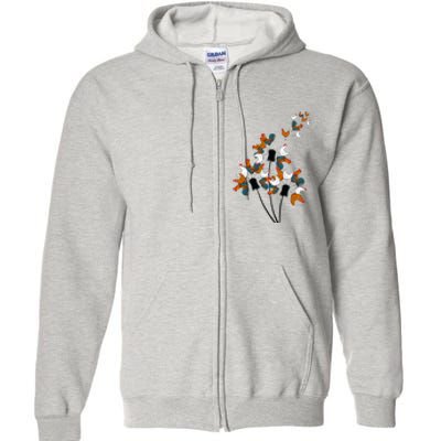 Dandelion Chicken Full Zip Hoodie