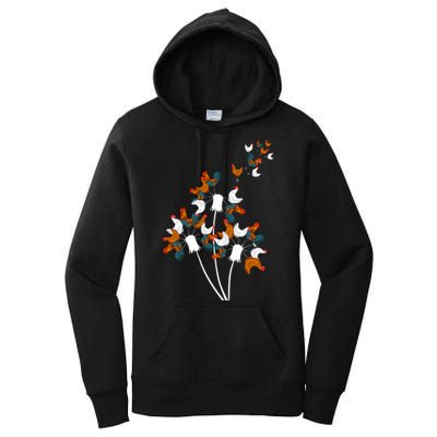 Dandelion Chicken Women's Pullover Hoodie