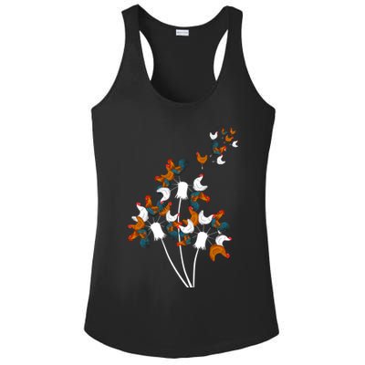 Dandelion Chicken Ladies PosiCharge Competitor Racerback Tank