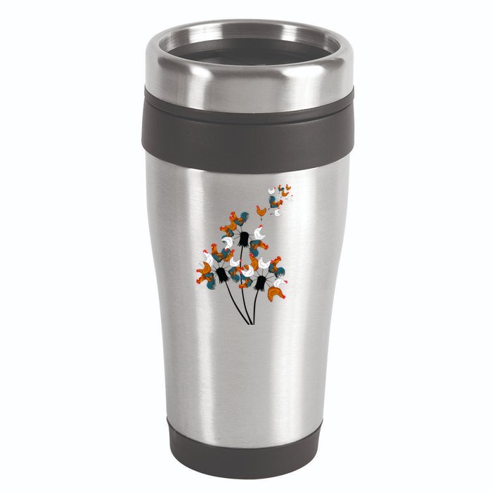 Dandelion Chicken 16oz Travel Tumbler