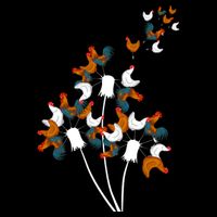 Dandelion Chicken Toddler T-Shirt