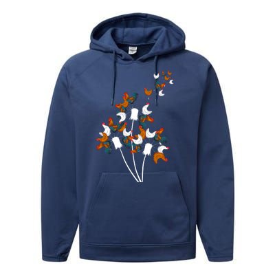 Dandelion Chicken Performance Fleece Hoodie