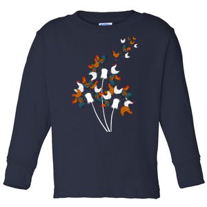 Dandelion Chicken Toddler Long Sleeve Shirt