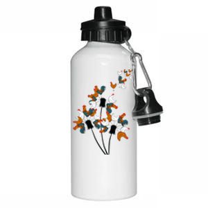 Dandelion Chicken Aluminum Water Bottle