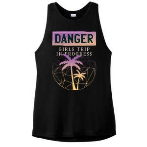 Danger Girls Trip In Progress Ladies PosiCharge Tri-Blend Wicking Tank