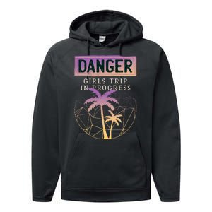 Danger Girls Trip In Progress Performance Fleece Hoodie