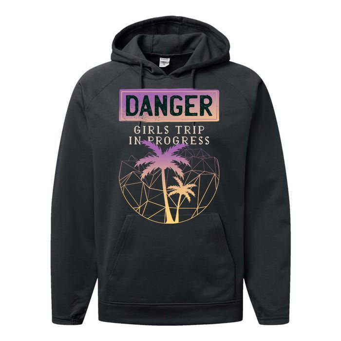 Danger Girls Trip In Progress Performance Fleece Hoodie