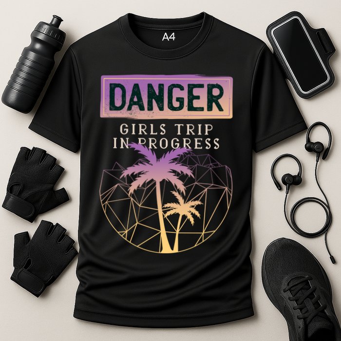 Danger Girls Trip In Progress Cooling Performance Crew T-Shirt