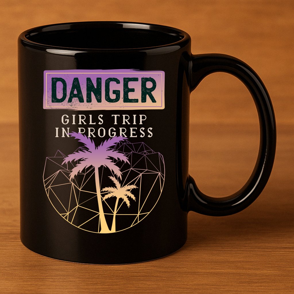 Danger Girls Trip In Progress 11oz C Handle Ceramic Mug