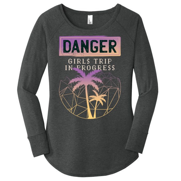 Danger Girls Trip In Progress Women's Perfect Tri Tunic Long Sleeve Shirt