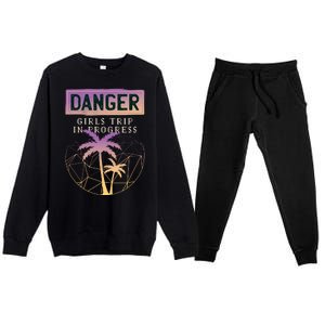 Danger Girls Trip In Progress Premium Crewneck Sweatsuit Set