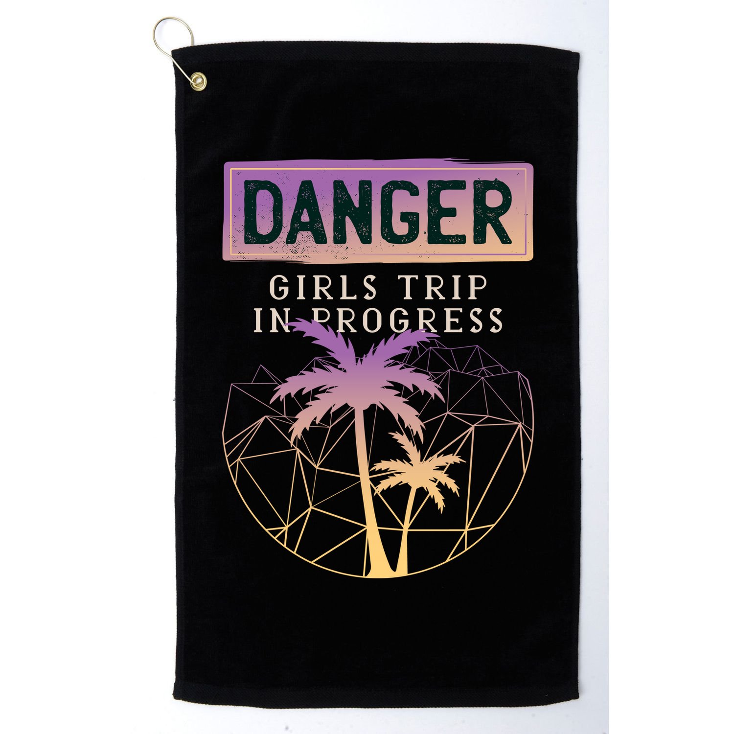 Danger Girls Trip In Progress Golf Towel