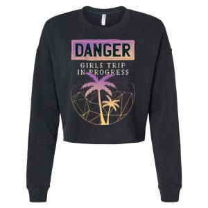 Danger Girls Trip In Progress Cropped Pullover Crew