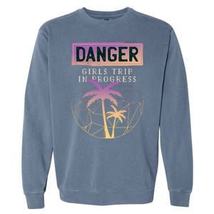 Danger Girls Trip In Progress Garment-Dyed Sweatshirt