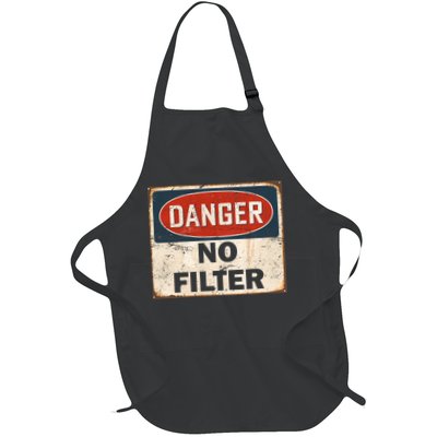 Danger No Filter Warning  Apron