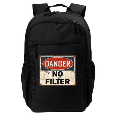 Danger No Filter Warning  Backpack